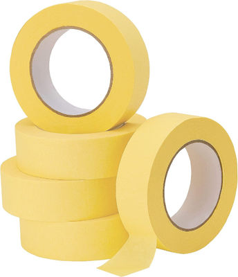 เทปปิดกระดาษครีปสีเหลืองกันอุณหภูมิสูง 25mm*50m