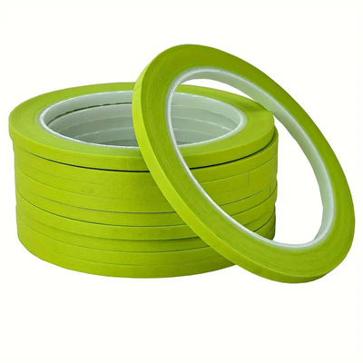 ประเทศจีน กระดาษรถยนต์ที่ติดตัวเอง เทปปิดสีเขียวอ่อน Jumbo Roll สําหรับการทาสี