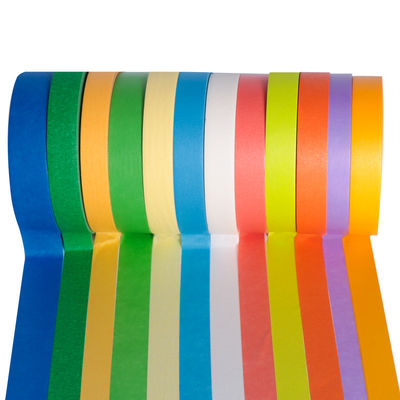 สีที่สามารถปรับแต่งได้ หนังเทปปิดหน้าของศิลปินสําหรับการถอนง่าย กระดาษครีปสี