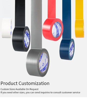 เทปดักสีแดงสดใส พร้อมสารติดยางสําหรับการใช้งานหลายประการ เทปดักสีตกแต่ง