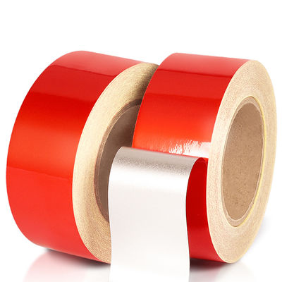 เทปเครื่องหมาย Custom Heavy Duty PVC Floor Line สีแดง ถนนจอดรถ