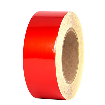 เทปป้องกันการลดลมสีแดง ผ้าปูน สื่อสะท้อนผลิตภัณฑ์ เทปผ้า